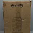 Coolife Luggage Suitcase Carry-on Hardside Travel Luggage TSA Lock Spinner Telescopic Handle, 22 in