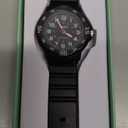 Kids Analog Watch with Light for Boys Girls Waterproof Time Teaching Watch with Soft Band Learning Time Wrist Watch Easy to Read for Children Great Gifts (Black)