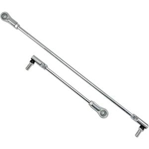 3/8-24 Short & Long Tie Rod Set w/Ends Replacement Fits Yerf Dog Go Kart Cart