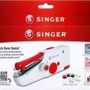 SINGER Stitch Sew Quick Portable Mending Machine - Single Thread Machine for Quick Repairs