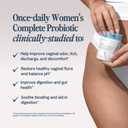 Happy V Dr. Formulated Vaginal Probiotics for Women Odor & Itch Support, Urinary & Gut Health, pH Balance | Womens Daily Probiotic with Patented Prebiotics & Lactobacillus for Feminine Wellness. exp date 04/2028