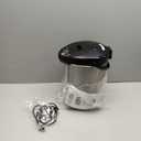 NutriChef Hot Water Urn Pot 3.38 QT, Insulated Stainless Steel Hot Water Dispenser & Boiler, Auto & Manual Dispense, Safety Lock, Electric Kettle