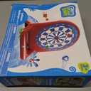 Funscape Kids Inflatable Dartboard Pool Toy, Fun Swimming Pool Soft Ball Toss Game, Outdoor Yard Water Target Sports Activity, Cool Summer Beach Party Gift 3 4 5 6 7 8 Yr Boy Girl Child-Dartboard, 35"x29.5"x3.2"