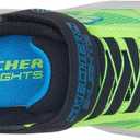 Skechers Kids Skechers Meteor-Lights-KRENDO Sneaker, Black/Blue/Lime, 11 Little Kid