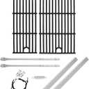 BQMAX 17 Inch Grill Parts Kit for Charbroil Performance 2 Burner 463660421 463655621 463630422 463630021 G426-0005-W1 G325-0002-W1, Cooking Grill Kit Replacement Parts for Charbroil Grill 2 Burner