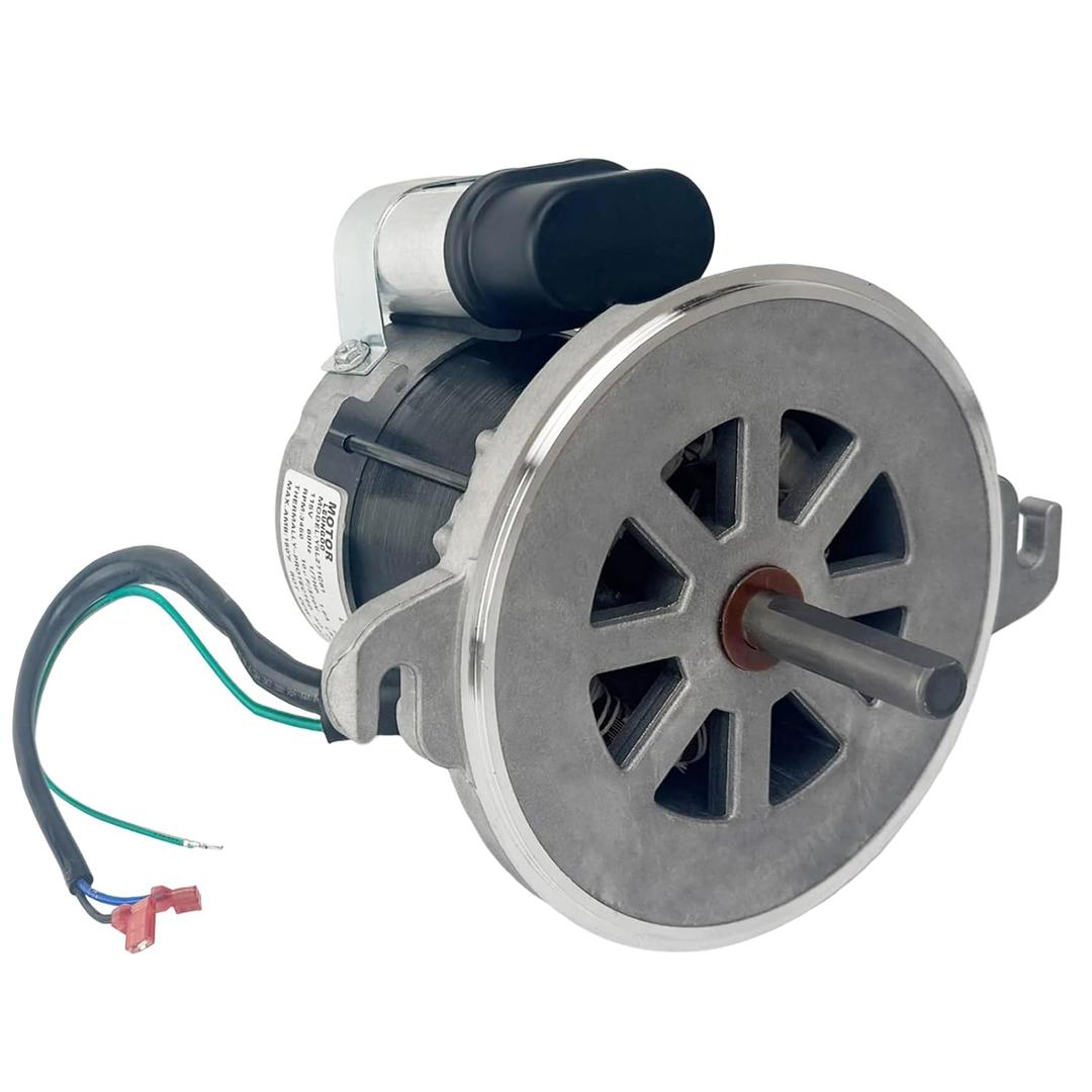 21805U PSC Burner Motor Replaces Beckett 2456, 2456U, SA55GYKPA-5733, SA55GYKPA5733, A.O.Smith OBK6002, Carlin 98022S, Marathon 0701, Emerson 3248, 17HP, 120V, 3450RPM, Oil Burner Motor Leungoo