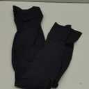 Medical Compression Tights Women, 20-30 mmHg Graduated Compression Pantyhose Men, Footless Compression Stockings, High Waist Compression Leggings, Support Hose for Varicose Veins, Edema, Dvt (Large, Black)