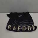 Freedom T Shirt, American Flag Shirt, Freedom Shirts for Men, Patriotic Shirts for Men (Black, L)