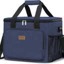 Lifewit Large Lunch Bag Insulated Lunch Box Soft Cooler Cooling Tote for Adult Men Women, Dark Blue 40-Can (24L)