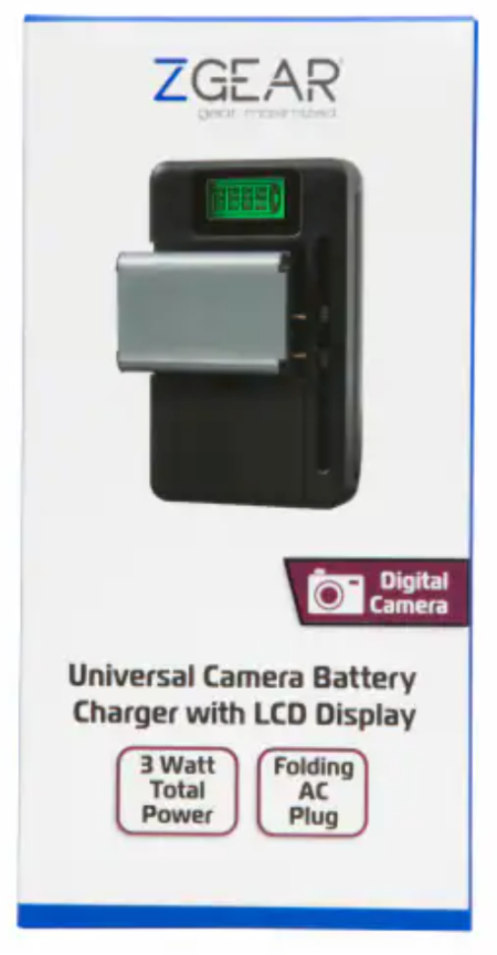 CellGear Universal Battery Travel Charger with Swivel Base