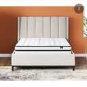 Signature Design by Ashley Twin Size Chime 10 Inch Medium Firm Hybrid Mattress with Cooling Gel Memory Foam for Pressure Relief, Fiberglass Free, Mattress In A Box