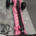 Electric Scooter for Kids Ages 3-12, Full Body Lights Up, Wide Deck, 3 Adjustable Heights, 5MPH Safe Speed, 90min Riding, Foldable 3 Wheel Electric Scooter for Kids Boys Girls Toddler, Pink