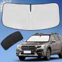 Sun Shade Sunshade for Subaru Outback 2020-2024 2025 Windshield Cover,4-Layer Front Window Shade Custom fit Outback SUV,Base,Premium,Limited,Touring Sun Visor 240T Foldable Shade Car Accessories