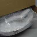 Marble Printed Sofa Arm Clip Table, Armrest Tray Table, Drinks/Remote Control/Snacks Holder (Round)