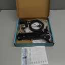 10X Magnifying Glass with Light Clip on Mganifier with Light 3 Color Modes 56 LEDs Stepless Dimmable Desk Magnifying Glass with Clamp Magnifying Desk Lamps with Swing Arm for Reading Close Work