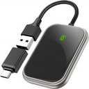 Wireless Carplay Adapter for Apple iPhone [Stable Transmission & No Delay] Convert Wired to Wireless CarPlay Adapter Plug & Play Applies to Cars Since 2016 & Phone with iOS10+ Black