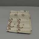 Artoid Mode Pine Branch Ornament Merry Christmas Placemats Set of 4, 12x18 Inch Seasonal Winter Table Mats for Party Kitchen Dining Decoration (Beige)