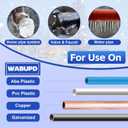 3FT-200FT Heat Tape for Water Pipes, -40F Deicing Pipe Heat Cable,Electric Heating Cable Pipe,Frezze Protection for Heat Trace Cable for Metal, Plastic Home Pipes,Gutter,120V 5W/ft80FT