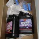 Jarezina 64OZ Epoxy Resin Kit,Crystal Clear Epoxy Resin-Strong and No Bubble,Not Yellowing,Self Leveling Easy Mix 1:1,Suitable for Art Casting,DIY,Jewelry Projects, Wood & Molds