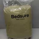 Bedsure Queen Comforter Set, Olive Green Soft Prewashed Bedding for All Seasons, 3 Pieces GentleSoft Bed Set, 1 Lightweight Comforter (90"x90") and 2 Pillowcases (20"x26")