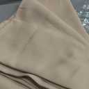 NICETOWN Blackout Room Darkening Curtains - Home Decoration Light & Noise Reducing Thermal Insulated Window Draperies with Rod Pocket Top (Biscotti Beige, Set of 2, 42 inches Wide x 54 inches Long)