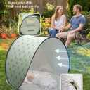Baby Beach Tent, 2026 Upgrade Pop Up UPF 50+ UV Protection Sun Shelter Canopy with Mosquito Net Portable Outdoor Shade Summer Essentials for Babies & Toddlers