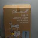 PLANET WALK Super Lightweight Rollator Walker for Seniors, Foldable Rolling Walker with Seat and 8" Rubber Wheels for All Terrain, Unique Design Aluminium Frame Sturdy Walkers for Traveling - Blue