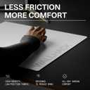 Wallhack Gaming Pro Sleeve With Glove | Low-Friction, High Comfort Performance | Improve comfort on cloth and glass mouse pads | Full sleeve Design, Palm Cover L/XL Black (Black)