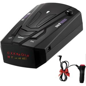 Speed Sentinel Laser/Radar Detector for Cars with Long Range Detection,City & Highway Modes Detectors,Mute Memory,VG-2 Immunity False Alert Filtering,Real Time Voice Alert Speed,LED Display