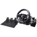 SUBSONIC - Superdrive GS850-X Steering Wheel - Racing Wheel 270 Rotation, Pedals, Gear Shift Paddles and Shifter - Adjustable Vibrations  For Xbox Series X/S, PS4, Xbox One - Black