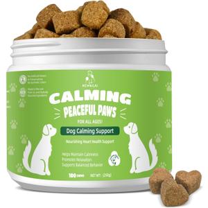 Calming Chews for Dogs - Natural Melatonin Pet Supplement Support Anxiety Relief Sleep Aid & Relaxation for Thunderstorms, Fireworks and Separation Vet Approved Soft Treats, Chicken Flavor 100 Chews