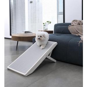 Small Dog Ramp for Bed & Couch, Fits Furniture 11.4"-17.7"