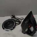 OMAIGA Cordless Iron for Clothes, 1500W Steam Iron with Non-Stick Ceramic Soleplate, Auto Shut Off, Self-Clean, Burst of Steam, Anti-calc, 3 Temperature Settings, 11.84oz Water Tank, Black