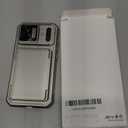 Vizvera for iPhone 17 Pro Case Wallet RFlD [Cards Holder][Camera Control][Camera Cover] Full Body Rugged Shockproof Silicone Protective Phone Case for iPhone 17 Pro(Natural Titanium)