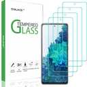 (3 Pack) Compatible for Samsung Galaxy S20 FE 5G / Galaxy S20 FE 5G UW [ Not Fit S20/S21FE/S21] Screen Protector Tempered Glass,Touch Sensitive,Case Friendly, 9H Hardness
