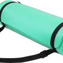 Fitvids Yoga Mat, 1/2-Inch Extra Thick High Density Exercise Mat, Anti-Tear Exercise Yoga Mat with Carrying Strap, Suitable for Various Yoga Exercises (Aqua)