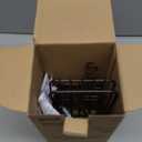 TAILI Shower Caddy Suction Cup with Hooks & Soap Holder, Heavy Duty Bathroom Shower Organizer, No Drilling Shelves for Inside Bathroom, Brown Metal Storage Holder