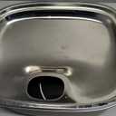 10L/2.64GAL Wireless Water Fountain for Cats Large Dogs for Multi-Pet Homes - Stainless Steel 4000mAh Battery Operated Automatic Pet Water Dispenser with Sensor, Quiet Flowing Bowl - Black