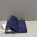 Biscaynebay Textured Fabric Round Tablecloths 70", Navy Water Resistant Table Cloth Circle Folding Table Covers for Dining, Kitchen, Wedding, Parties etc Machine Washable