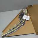 DOG TAIL Neoprene Dual-Steel Frame Wiper Blades 26"+20" with Multiple Adapters, Automotive Replacement Vehicle Front Windshield Wiper Blades Set for My Car Truck Vehicle AdaptBeam