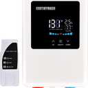 Tankless Water Heater Electric 110V, 3000W Instant Water Heater Under Sink, Conversion Between Fahrenheit and Celsius, Remote Control