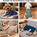 Bienbee Dog Pajamas, 4 Pack Dog Recovery Suit Shedding Suit Cute Soft Puppy Clothes Dogs Pjs Onesies Jammies Adjustable Breathable & Stretchy Clothes for Dogs Girl Boy Puppy-Medium