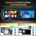 2+64G Android Car Radio for Jeep Renegade 2015 2016 2017 2018 2019 2020 - Wireless Carplay & Android Auto - 9 Inch Touch Screen Radio with EQ DSP, GPS, WiFi, SWC + AHD Rear View Camera