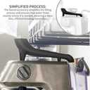 19Psc with Single Dose Hopper,Silicone Steam Ring,Water Filter,Felt Washer,Water Tank Funnel, Portaflter Removal,Air blower,towel for Breville Barista Express,Pro,Touch(BES870878880 (Black Aluminum)