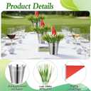 4 Sets Golf Party Table Centerpieces Decorations Includes Mini Golf Balls Iron Bucket Flags 24 Artificial Grass for Birthday Sport Themed Party Decorations