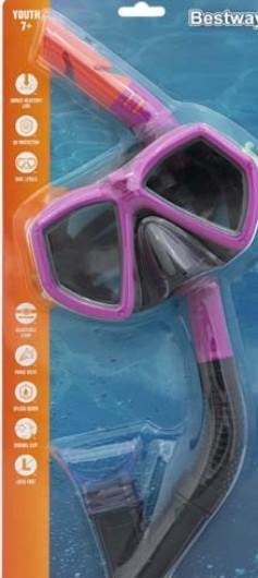 BESTWAY® Dominator™ Kids 7+ Snorkel Mask