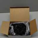 Geelin 200 Pack 2 Inch Plastic Pegboard Hooks Peg Board Shelving Hooks Pegboard Locking Hook for Peg Boards Craft Storage Garage Kitchen Wall Display Organizer Tools, Black