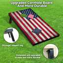 Cornhole Board Set 4x2 Regulation Size Cornhole Set with Carrying Bags & 8 Bean Bags Corn Hole Boards Bean Toss Game for Adults Family Outdoor Lawn Outside Backyard Games