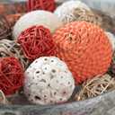ANDALUCA Decorative Balls Bag Bowl Filler Home Decor (Orange)