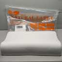 Cooling Contour Pillowcase- Rayon Derived from Bamboo Contour Cervical Neck Pillow Case Cover- Breathable Silky Soft Pillowcase for Hot Sleepers,24 x14 x5/3.7 Inches 1 Piece White